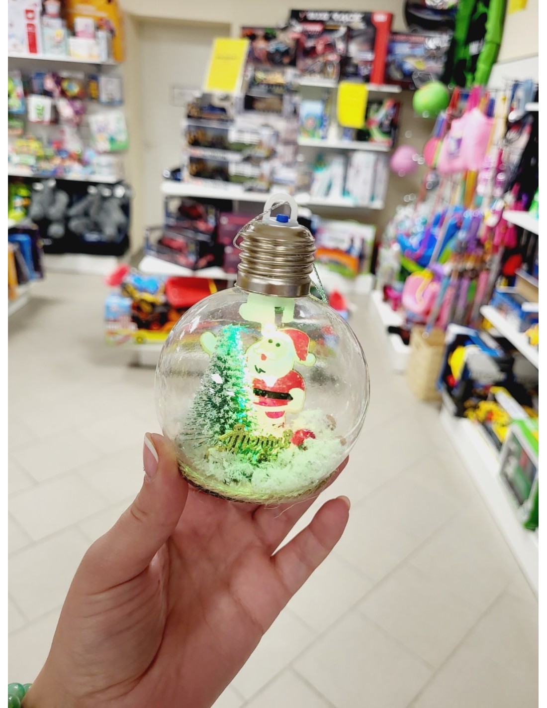 LED žaislų rinkinys 5 vnt. kalėdinė dekoracija, tinkami puošti ant eglutės