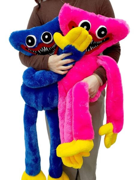 Huggy wuggy pliušinis žaislas 100 cm. aukštis, ROŽINIS Huggy wuggy pliušinis žaislas 100 cm. aukštis, ROŽINIS