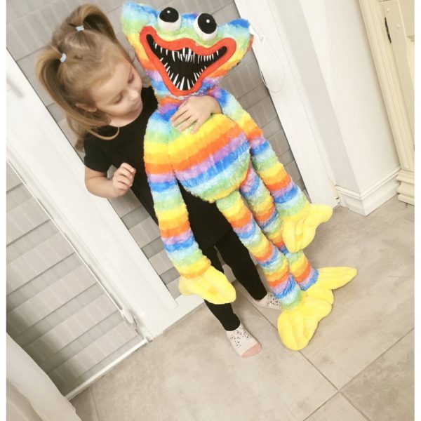 Huggy wuggy pliušinis žaislas 100 cm. aukštis, ROŽINIS Huggy wuggy pliušinis žaislas 100 cm. aukštis, ROŽINIS