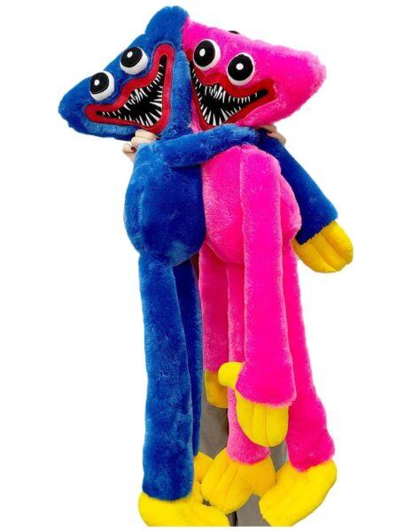 Huggy wuggy pliušinis žaislas 100 cm. aukštis, MĖLYNAS Huggy wuggy pliušinis žaislas 100 cm. aukštis, MĖLYNAS
