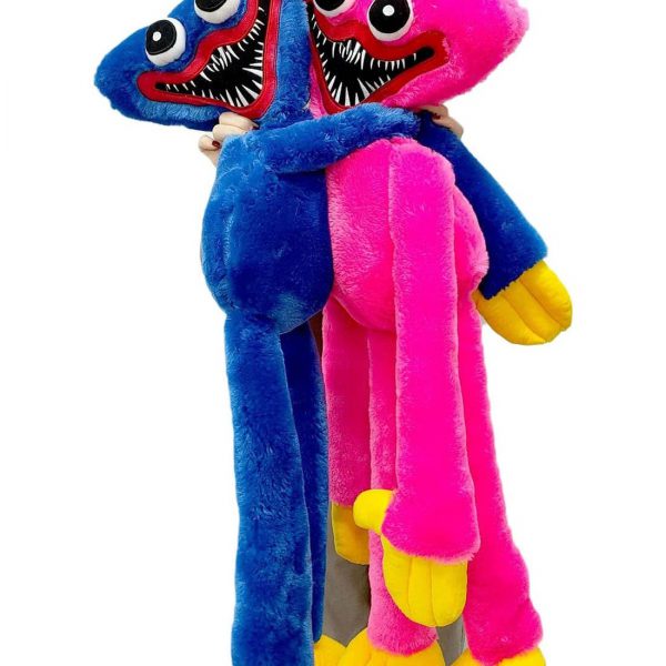 Huggy wuggy pliušinis žaislas 100 cm. aukštis, MĖLYNAS Huggy wuggy pliušinis žaislas 100 cm. aukštis, MĖLYNAS