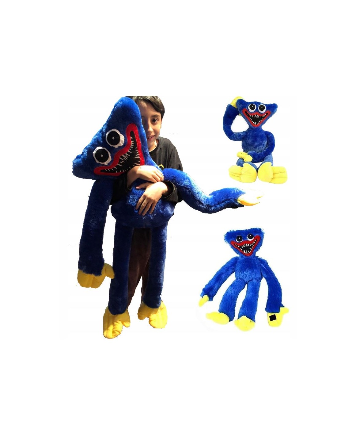 Huggy wuggy pliušinis žaislas 100 cm. aukštis, MARGAS Huggy wuggy pliušinis žaislas 100 cm. aukštis, MARGAS