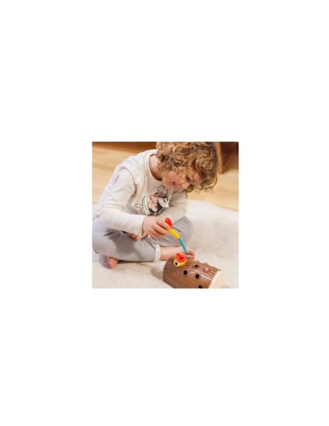 Magnetinis montessori tipo žaidimas - genys traukia kirminus Magnetinis montessori tipo žaidimas - genys traukia kirminus