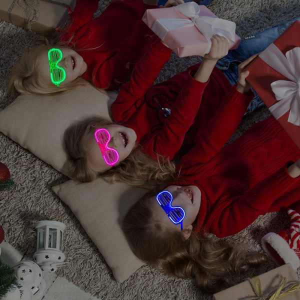 Šviečiantys akiniai LED Šviečiantys akiniai LED