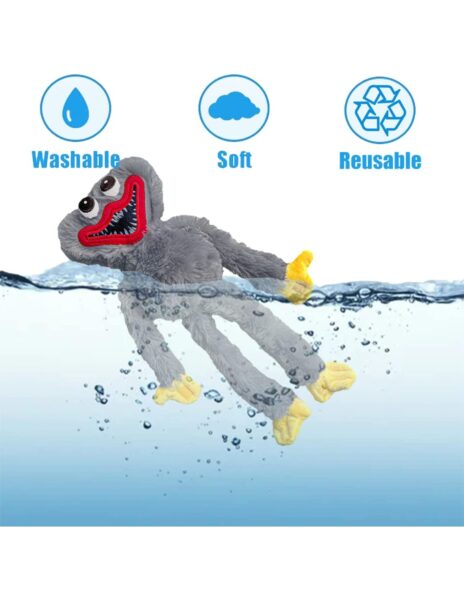 Huggy wuggy pliušinis žaislas 100 cm. aukštis, JUODAS Huggy wuggy pliušinis žaislas 100 cm. aukštis, JUODAS