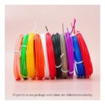 3D rašiklio papildymai, PLA 175mm., 10 spalvų, 48 metrai 3D rašiklio papildymai, PLA 175mm., 10 spalvų, 48 metrai