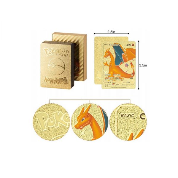 Pokemon kortos 10 vnt. auksinė kolekcija Gx Rare V serijos Vmax Rares+ albumas 240 kortoms