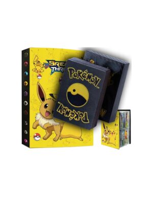 Pokemon kortos 55 vnt. juoda kolekcija Charizard Vmax+ albumas 240 talpos