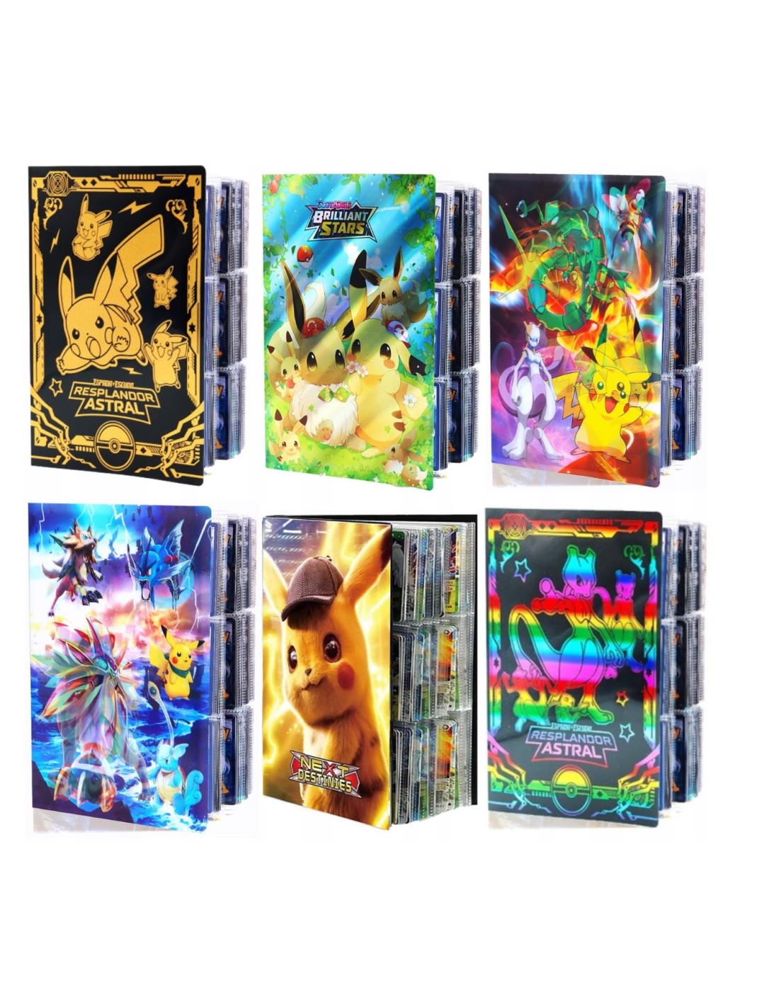 Pokemon kortos 55 vnt. juoda kolekcija Charizard Vmax+ albumas 240 talpos Pokemon kortos 55 vnt. juoda kolekcija Charizard Vmax+ albumas 240 talpos