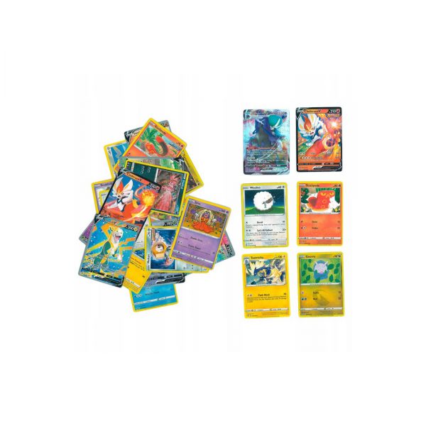 Pokemon kortos rinkinys 180 kortų, 6 skirtingos pakuotės po 30 kortų