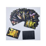 Pokemon kortos 165 vnt. kolekcija Charizard Vmax, juodos, auksinės ir sidabrinė spalvos pakuotės po 55 vnt.+ albumas 240 kortoms Pokemon kortos 165 vnt. kolekcija Charizard Vmax, juodos, auksinės ir sidabrinė spalvos pakuotės po 55 vnt.+ albumas 240 kortoms