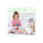 Švelnus pliušinis vienaragis su tašyte Švelnus pliušinis vienaragis su tašyte