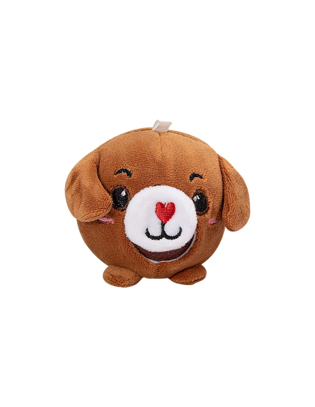 Suspaudžiamas antistresinis fidget pliušo kamuoliukas pakabutis Suspaudžiamas antistresinis fidget pliušo kamuoliukas pakabutis