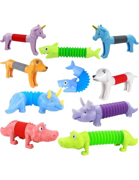 Fidget tuba - šlangos tempiamos gyvūnėliai