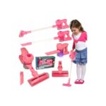 Vaikiškas rankinis elektrinis siurblys/ šluota 80 cm. aukštis