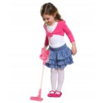 Vaikiškas rankinis elektrinis siurblys/ šluota 80 cm. aukštis