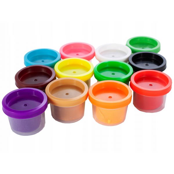 Modelino rinkinys 12 skirtingų spalvų Modelino rinkinys 12 skirtingų spalvų