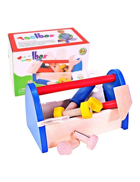Medinis įrankių rinkinys 10 vnt. vaikui