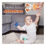 Kūdikių kaladėlės 12 vnt., jungiasi tarpusavyje, Montessori žaislai, tinka žaisti vonioje