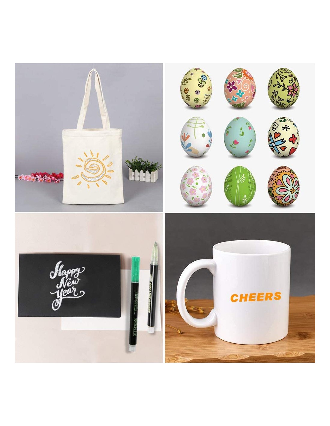 Markeriai flomasteriai blizgantys su dviguba linija-kontūru, 12 vnt.