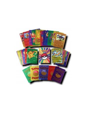 Rinkinys Pokemon kortos 55 vnt. spalvota kolekcija, plius kortų albumas, talpa 240 vnt.