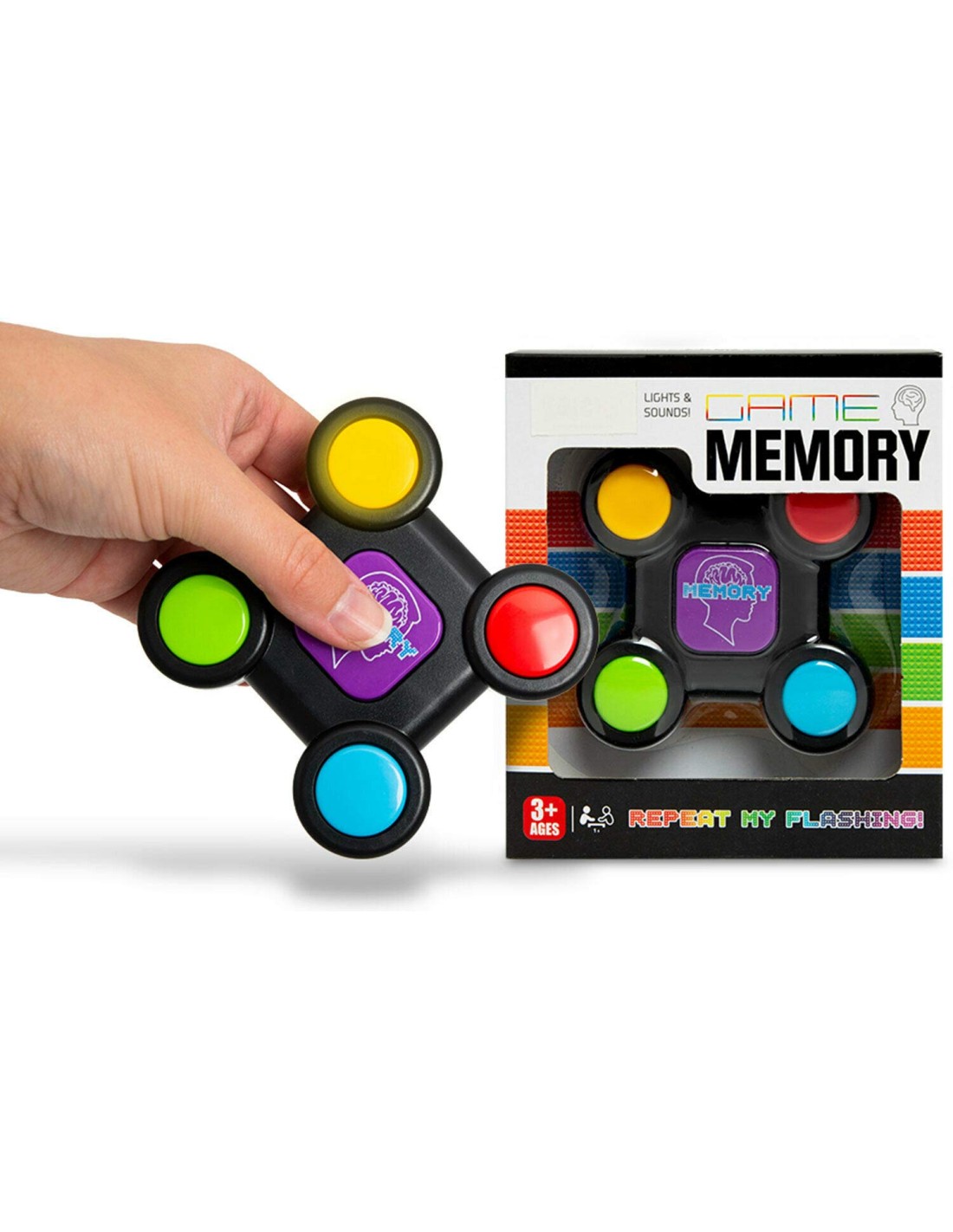 Elektroninis atminties žaidimas spalvos