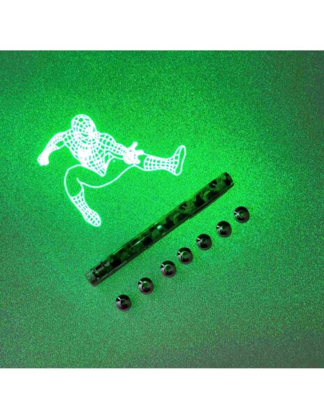 Lazeris su 8 skirtingais efektų antgaliais, Spiderman, Kapitonas Amerika