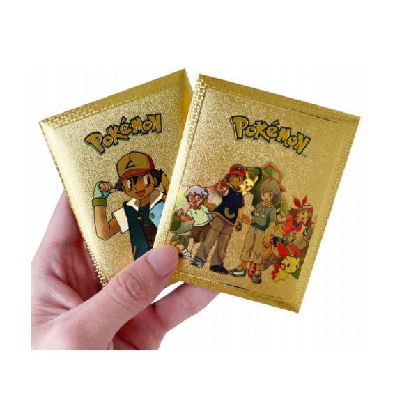 Pokemon kortos 20 vnt., auksinės ir Silver Templest kortos 2 rinkiniai