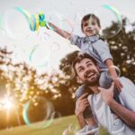 Burbulų šautuvas automatinis su muilo burbulais Burbulų šautuvas automatinis su muilo burbulais