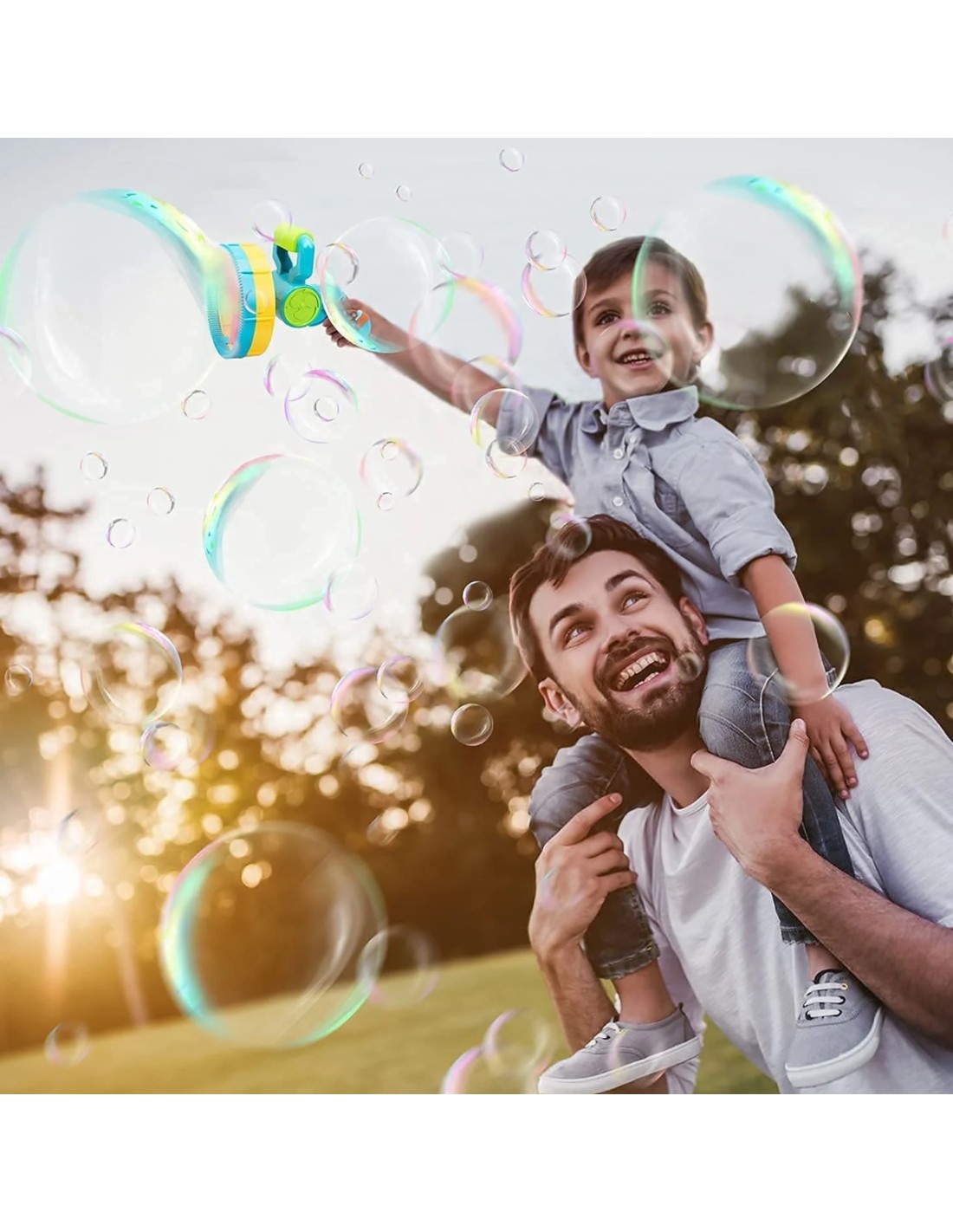 Burbulų šautuvas automatinis su muilo burbulais Burbulų šautuvas automatinis su muilo burbulais