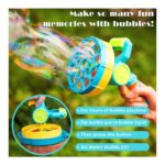 Burbulų šautuvas automatinis su muilo burbulais Burbulų šautuvas automatinis su muilo burbulais