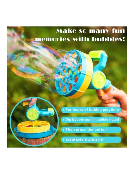 Burbulų šautuvas automatinis su muilo burbulais Burbulų šautuvas automatinis su muilo burbulais