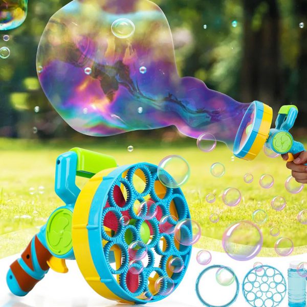 Burbulų šautuvas automatinis su muilo burbulais Burbulų šautuvas automatinis su muilo burbulais