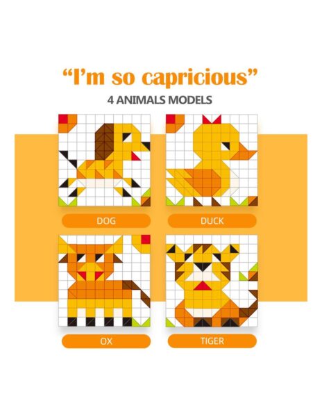 Lavinamoji dėlionė mozaika , 4 skirtingi paveikslėliai Lavinamoji dėlionė mozaika , 4 skirtingi paveikslėliai