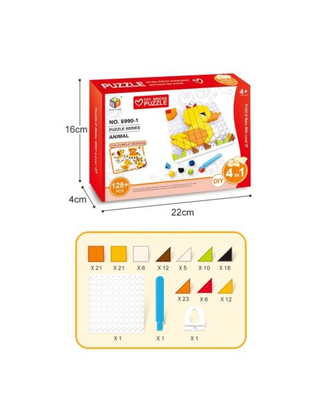 Lavinamoji dėlionė mozaika , 4 skirtingi paveikslėliai Lavinamoji dėlionė mozaika , 4 skirtingi paveikslėliai