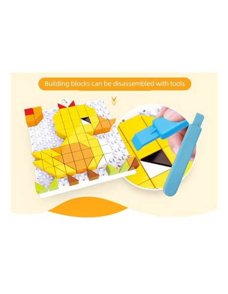 Lavinamoji dėlionė mozaika , 4 skirtingi paveikslėliai Lavinamoji dėlionė mozaika , 4 skirtingi paveikslėliai