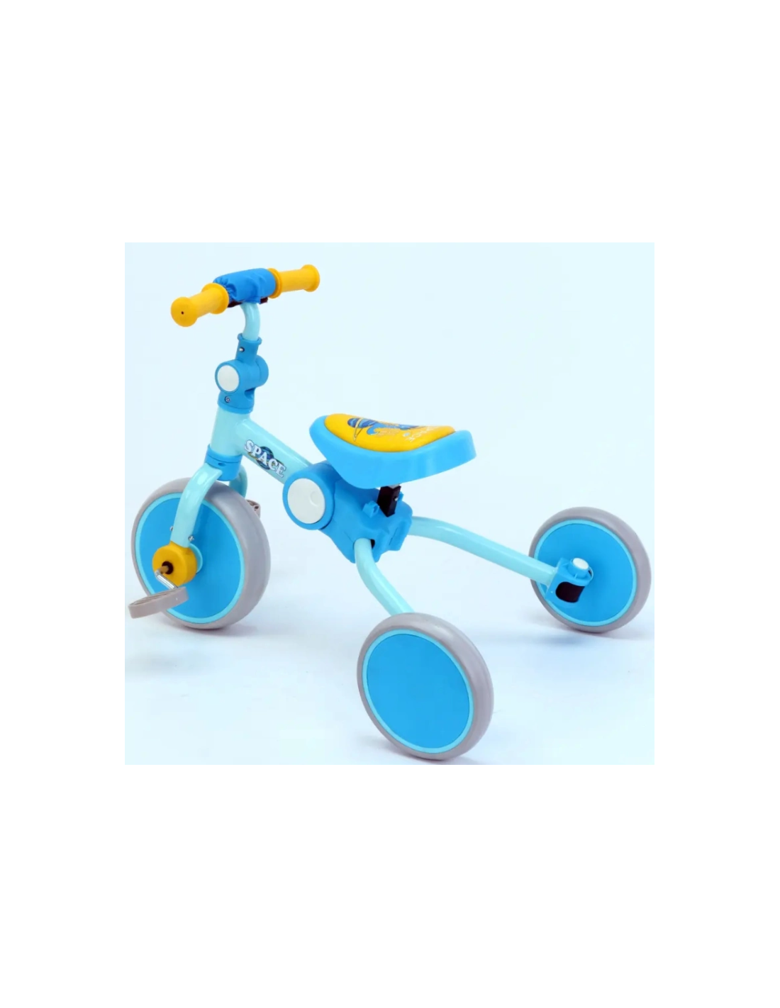 Balansinis dviratukas ir triratukas viename, 2 in 1, mėlynas