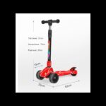 Paspirtukas 3 platūs ratai, LED šviečiantys, šviečianti lenta, spalva juoda Paspirtukas 3 platūs ratai, LED šviečiantys, šviečianti lenta, spalva juoda