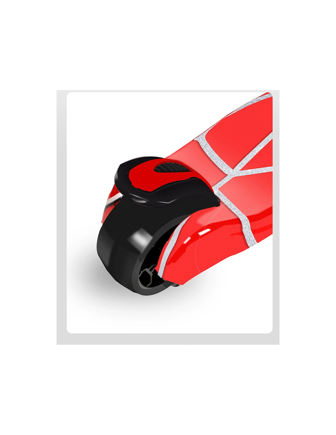 Paspirtukas 3 platūs ratai, LED šviečiantys, šviečianti lenta, spalva juoda Paspirtukas 3 platūs ratai, LED šviečiantys, šviečianti lenta, spalva juoda