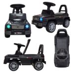 Paspiriama mašina vaikui su garso ir šviesos efektais, juoda spalva Paspiriama mašina vaikui su garso ir šviesos efektais, juoda spalva