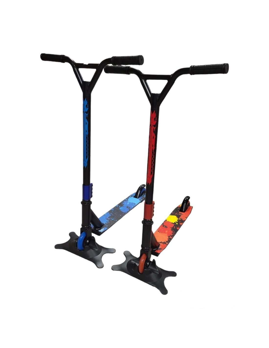 Triukinis paspirtukas, ABCE9, spalva mėlyna-juoda