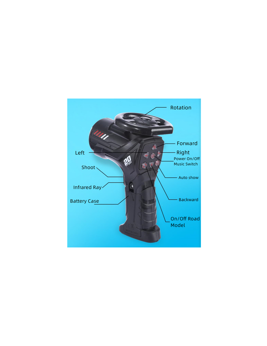 R/C tankas šaudantis vandens kulkomis ir lazeriu, pakraunamas, LED šviesos R/C tankas šaudantis vandens kulkomis ir lazeriu, pakraunamas, LED šviesos