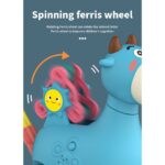 Muilo burbulai - stumdukas, LED šviesos ir garso efektai, mėlyna spalva