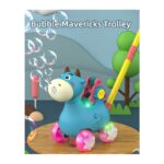 Muilo burbulai - stumdukas, LED šviesos ir garso efektai, mėlyna spalva