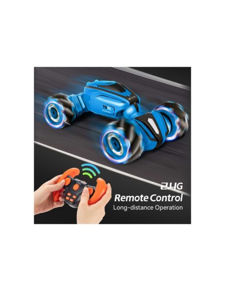 R/C mašina valdoma laikrožiu ir pultu, su šviesos ir garso efektais R/C mašina valdoma laikrožiu ir pultu, su šviesos ir garso efektais