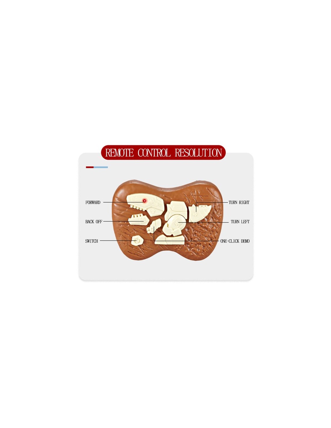 RC Mini dinozauras, su garso ir šviesos efektais, su valdymo pultu RC Mini dinozauras, su garso ir šviesos efektais, su valdymo pultu