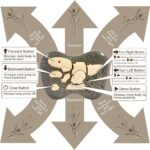 RC Mini dinozauras, su garso ir šviesos efektais, su valdymo pultu RC Mini dinozauras, su garso ir šviesos efektais, su valdymo pultu