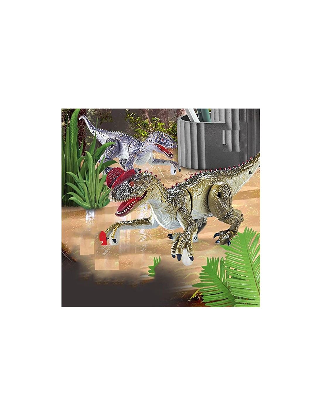 RC Mini dinozauras, su garso ir šviesos efektais, su valdymo pultu RC Mini dinozauras, su garso ir šviesos efektais, su valdymo pultu