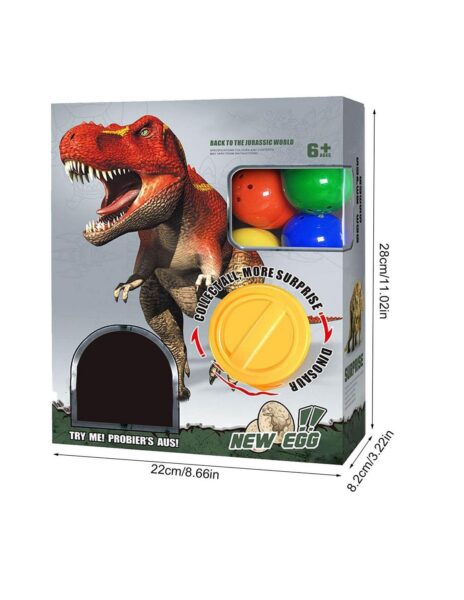 Dinozaurai kiaušiniai - siurprizas, 6 vnt. rinkinys Dinozaurai kiaušiniai - siurprizas, 6 vnt. rinkinys
