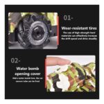 RC tankas šaudantis vandens kukomis, valdomas laikrodžiu ir pultu, su taikiniu RC tankas šaudantis vandens kukomis, valdomas laikrodžiu ir pultu, su taikiniu